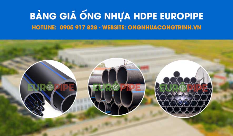 giá ống nhựa HDPE Europipe