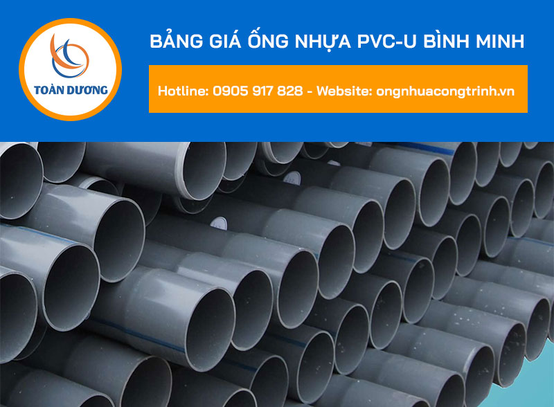 Bảng giá ống nhựa UPVC Bình Minh chi tiết nhất 2023