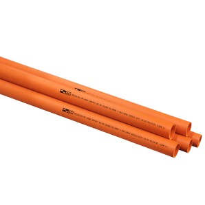 ỐNG LUỒN TRÒN PVC màu cam